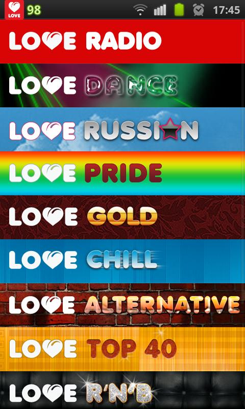 Love Radio Screen 2