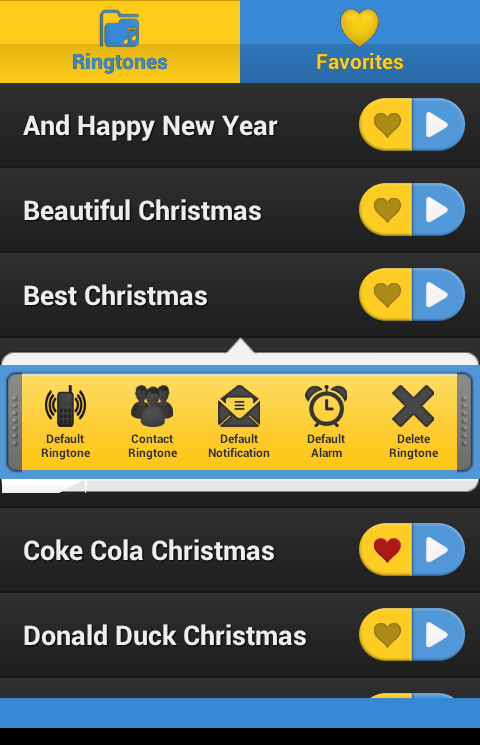 Android Christmas Ringtones - screenshot