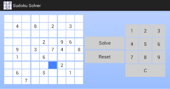 Sudoku solver. Решатель судоку. solver решение головоломок. картинка судоку в черном фоне.