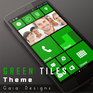 Green Tiles Theme 個人化 App LOGO-APP開箱王
