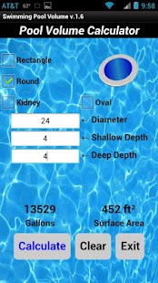 Free Swimming Pool Volume APK for PC
