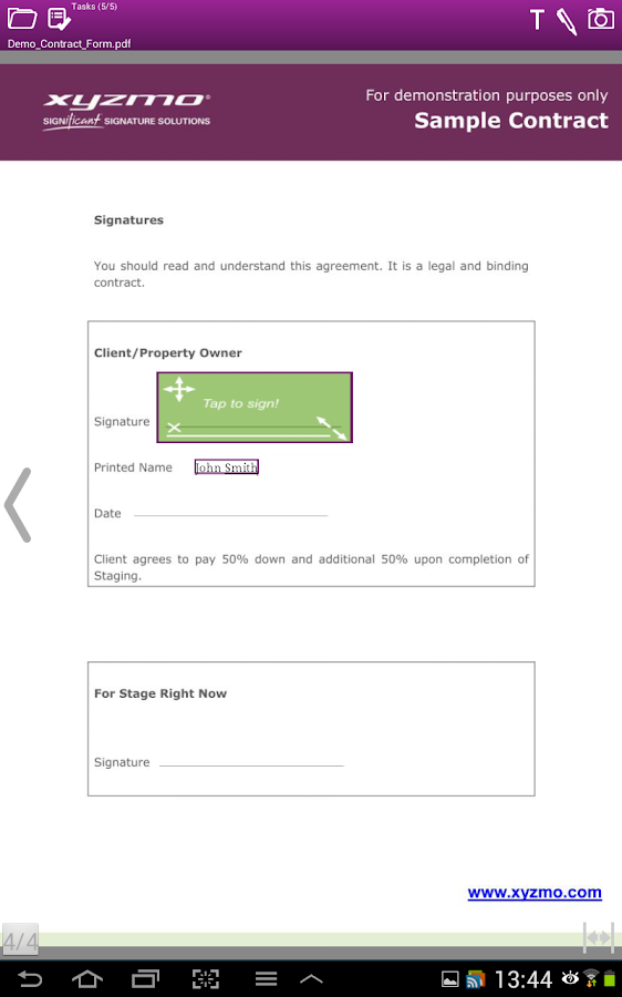 SIGNificant Signature Capture - screenshot