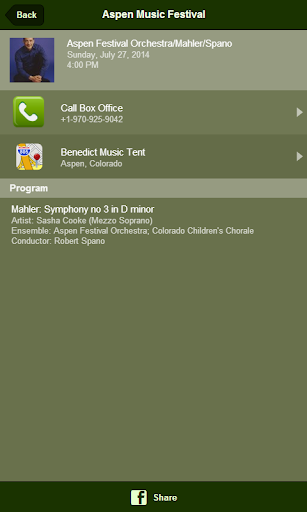 【免費音樂App】Aspen Music Festival-APP點子