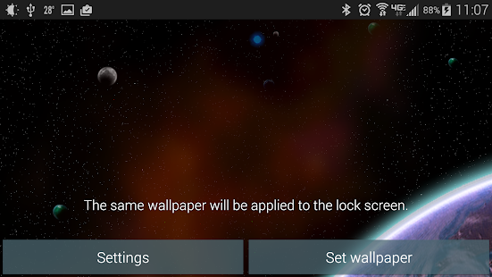 Free Pixel Space War Live Wallpaper APK for Android