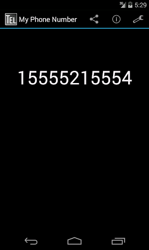 My Phone Number