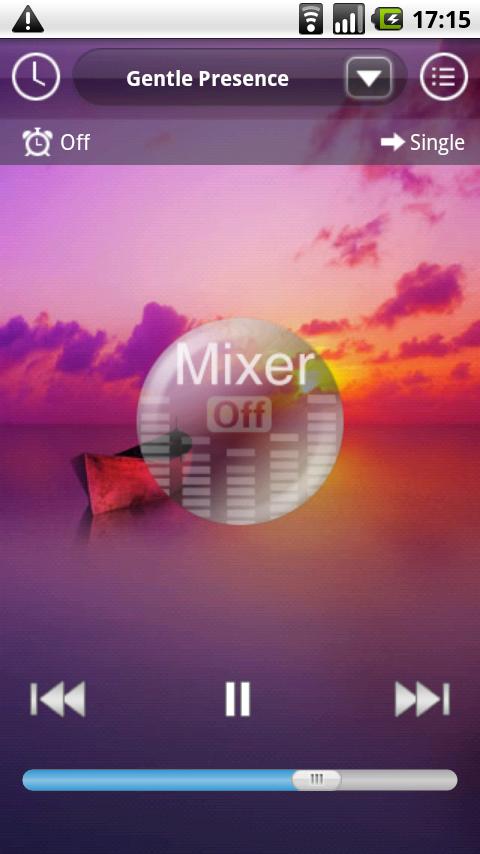 Android application Music Therapy for Sound Sleep screenshort