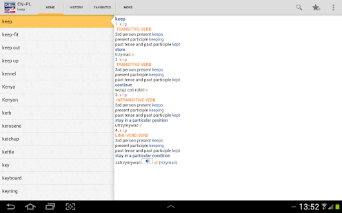English<>Polish Dictionary TR Screenshots 12