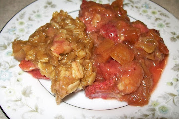Crock-Pot Rhubarb Strawberry Crisp Recipe