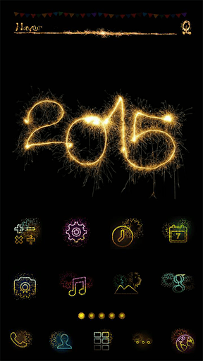 Happy 2015 dodol theme