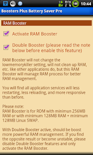 BOOSTERS PLUS BATTERYSAVER PRO - screenshot thumbnail