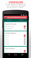 Captura de pantalla de Weather Watch Face APK #6