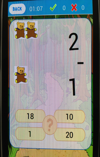 Mathematics game for child