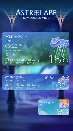 【免費個人化App】ASTROLABE THEME GO WEATHER EX-APP點子