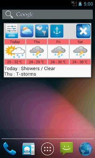 AU Weather Widget