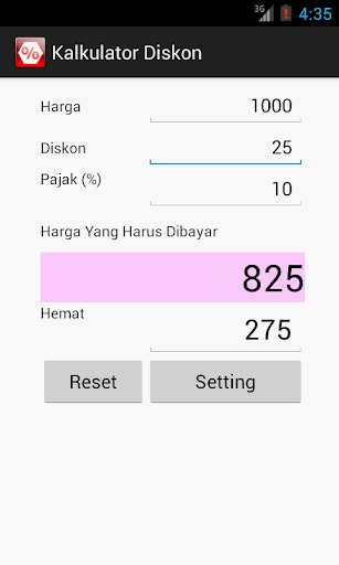 Kalkulator Diskon
