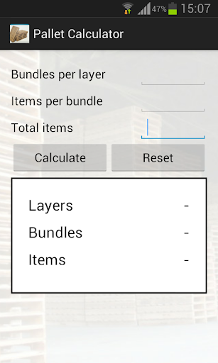 Pallet Calculator