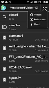 VPlayer Codec ARMv6 screenshot 1