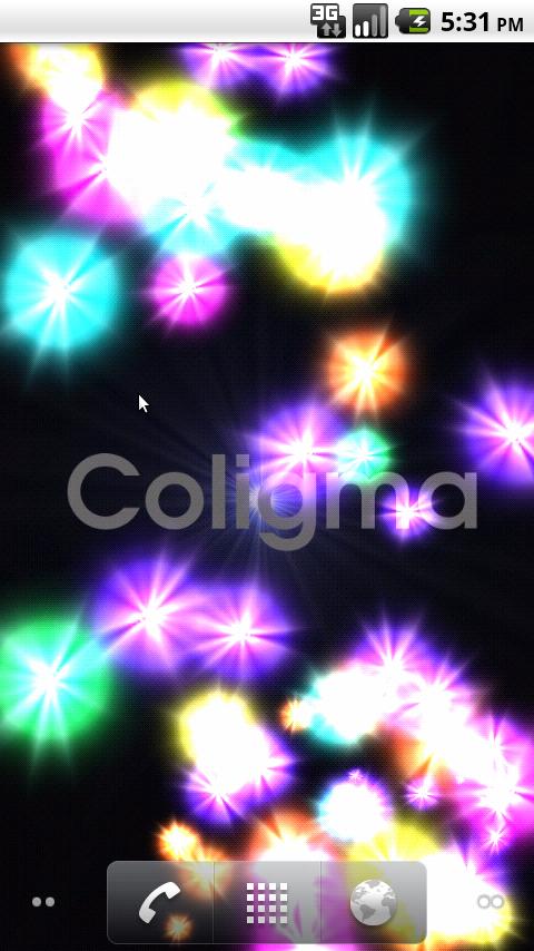 Android application Coligma Plus Live Wallpaper screenshort
