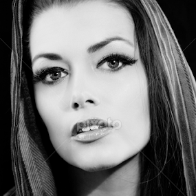 by Condie Friddle - Black & White Portraits & People