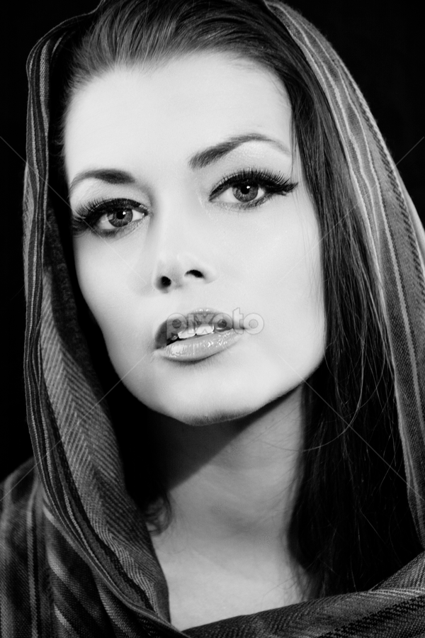 by Condie Friddle - Black & White Portraits & People