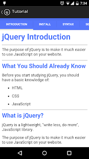 JQuery Tutorials Screenshots 4