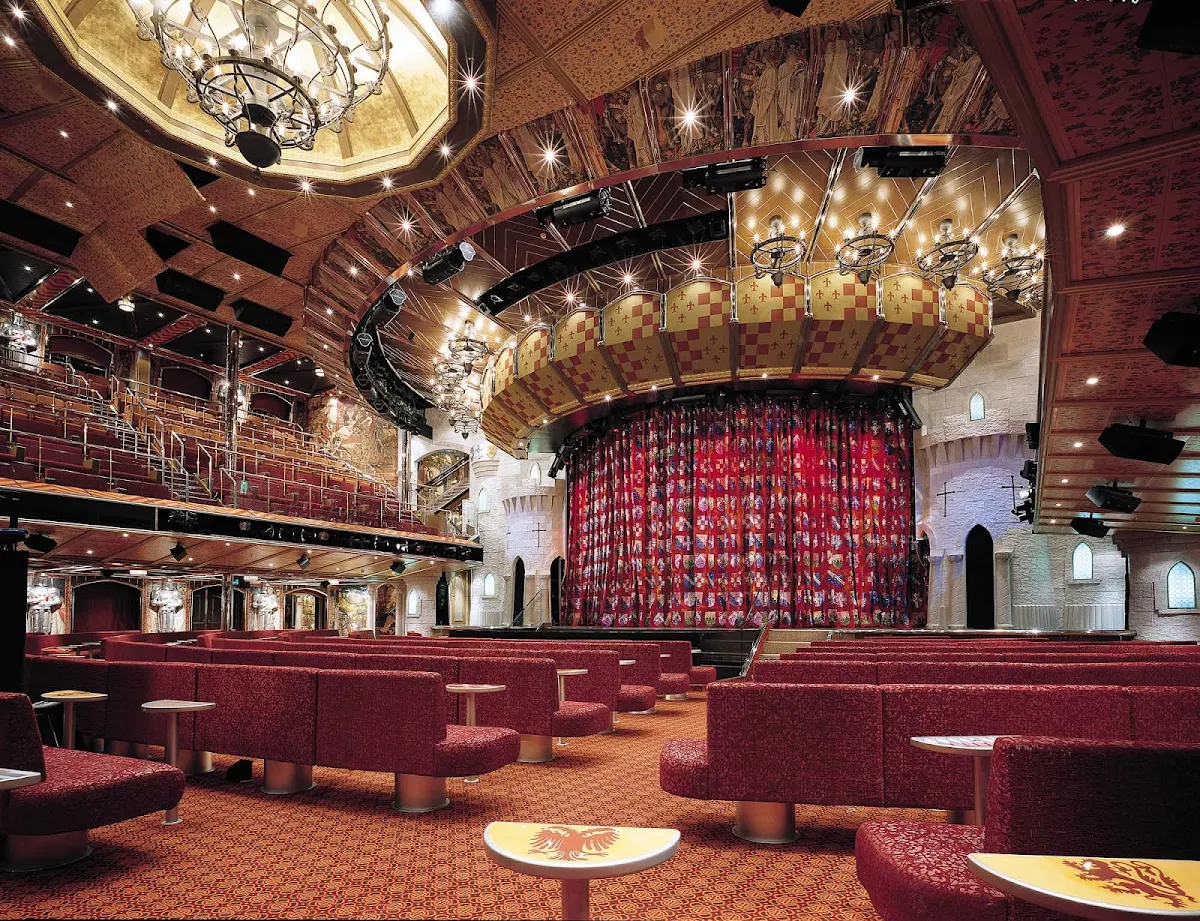 Carnival-Valor-Ivanhoe-Main-Show-Lounge - The Ivanhoe Main Show Lounge aboard Carnival Valor.