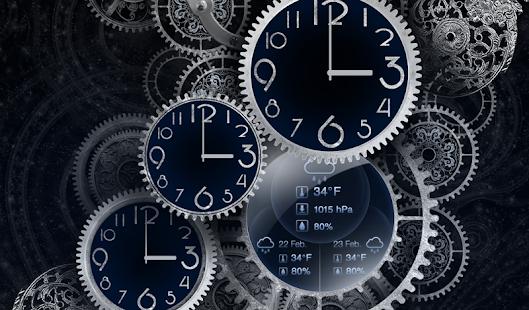 Black Clock Live Wallpaper HD - screenshot thumbnail
