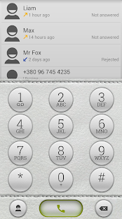 免費下載個人化APP|ExDialer Theme White Leather app開箱文|APP開箱王