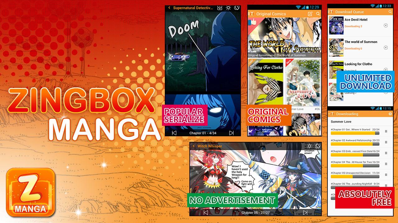 ZINGBOX manga