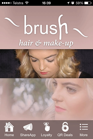 Brush Hair Make-Up