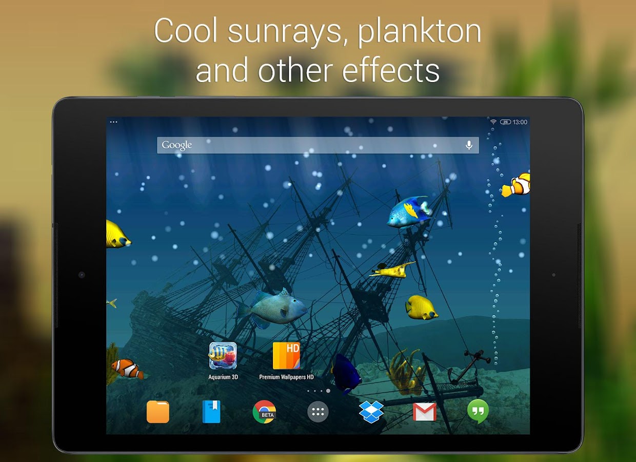 Aquarium 3D Live Wallpaper - screenshot