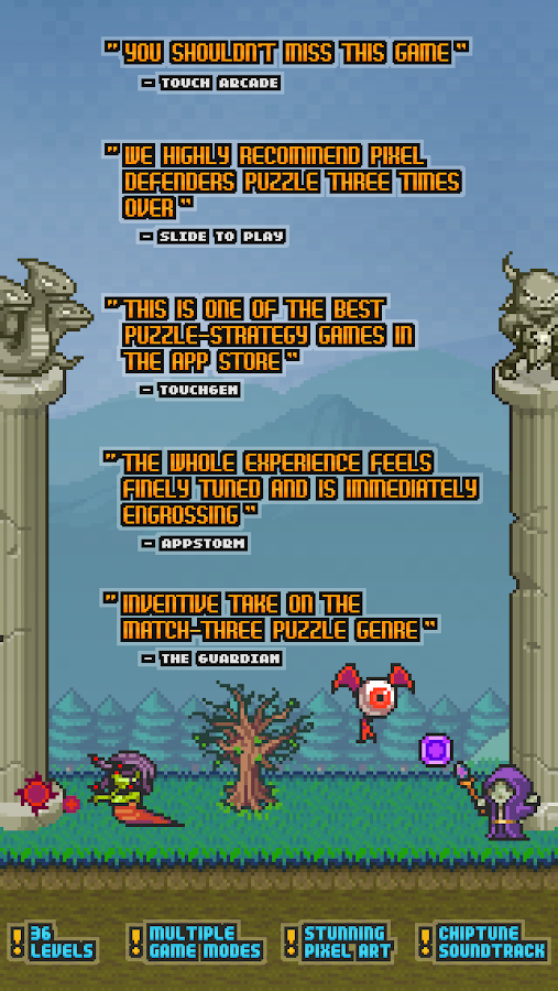   Pixel Defenders Puzzle – Capture d'écran 