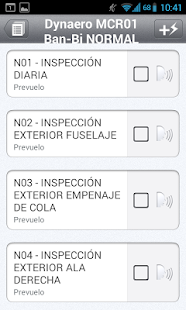 Aviation Checklist Screen 3