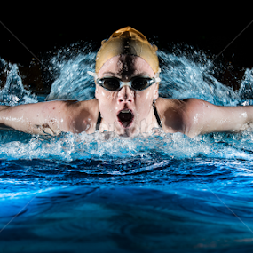 Breast Stroke by Jim Harmer - Sports & Fitness Swimming