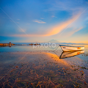 Waiting by Om Kas - Transportation Boats