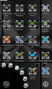 Next Launcher Theme Metalcraft - screenshot thumbnail