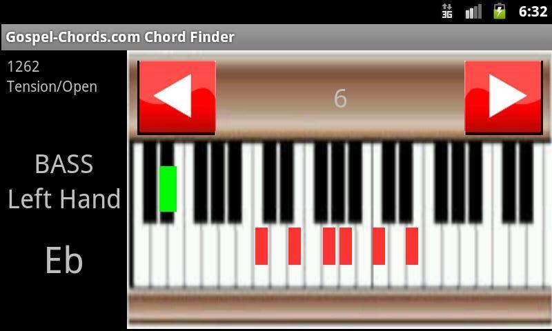 Gospel-Chords.com Chord Finder Screen 2