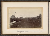 Street with house in the town of Phari during summer, Tibet