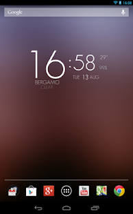 UCCW Theme Elegant HD Clock