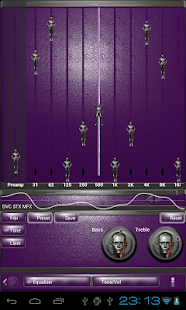 Free poweramp skin purple atlantis APK for Android