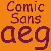 Comic Sans Pro FlipFont
