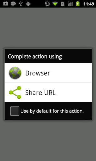 Browser Intercept - Share URL