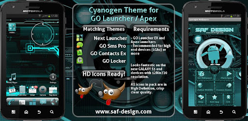 CYANOGEN GO Launcher EX Theme 1.31