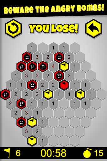 Hexplosion Minesweeper