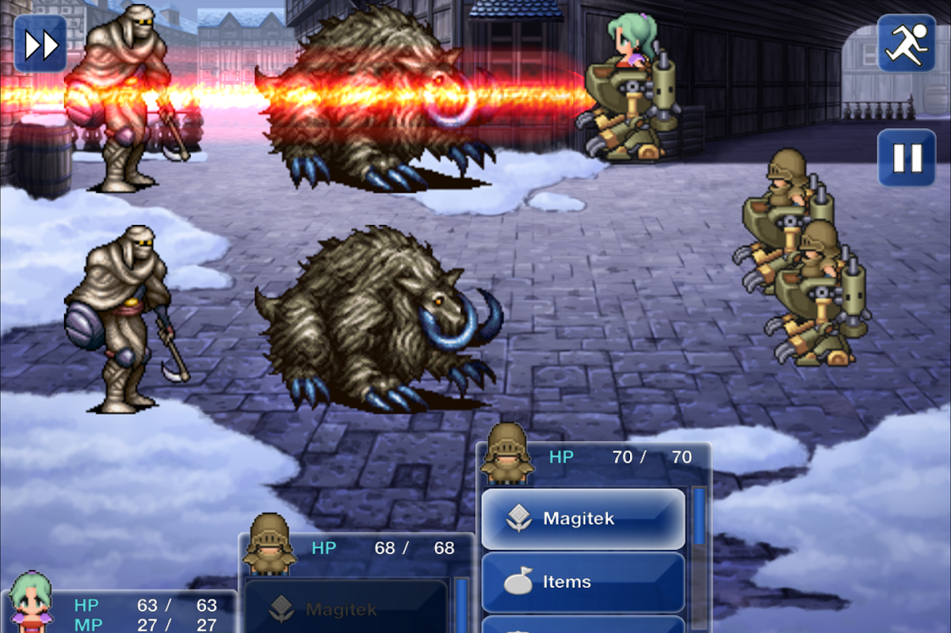   FINAL FANTASY VI- หน้าจอ 