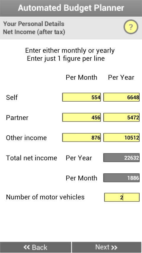 Automated Budget Planner Pro Screen 2