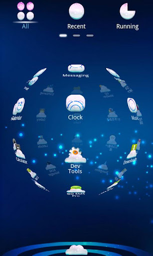 cloud 3D Theme GO Launcher EX v1.2