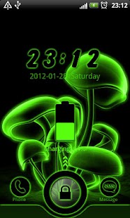 How to mod Green Neon GO Locker theme 1.03 apk for bluestacks