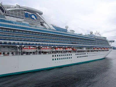 Sapphire Princess docked in Ketchikan, Alaska.
