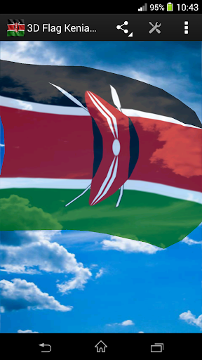 3D Flag Kenia LWP